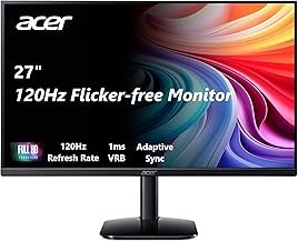 KB272 G0bi 27" IPS Full HD (1920 x 1080) Gaming Office Monitor | Adaptive-Sync Support (FreeSync Compatible) | Up to 120Hz Refresh | 1ms (VRB) | sRGB 99% | Tilt | HDMI & VGA Ports